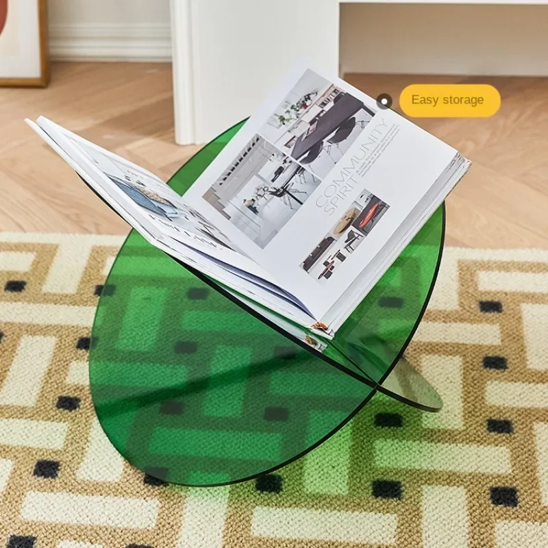 support-d'affichage-en-acrylique-nordique-table-d'appoint-de-canape-simple-et-creative-etagere-de-rangement-transparente-en-plexiglas-colore-pour-la-maison