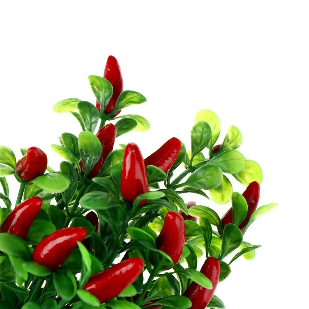 

Mini 10 PCS Plastic Plants Home Decoration Simulation Chili Artificial Pepper Fake Vegetables