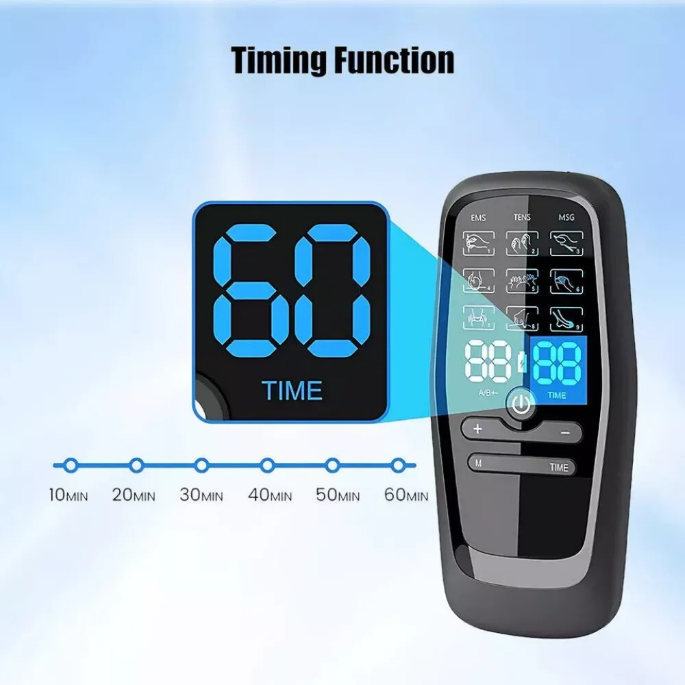 27 Modes Tens Unit Muscle Therapy Pain Relief Stimulator Machine Pulse Massager