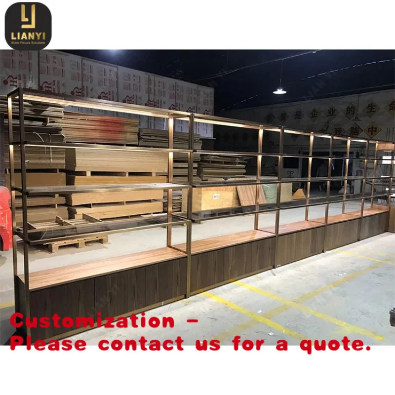 

Customize.Women's Shoe and Bag Display Stands Modern Footwear Shelves Store Design Display Cabinet