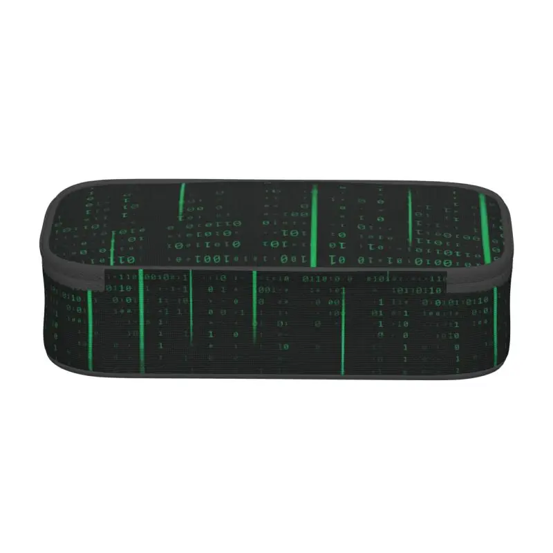 Customized Code Matrix Cute Pencil Cases Boy Girl Large Capacity Coding Program Programmer Pencil Box Students Stationery