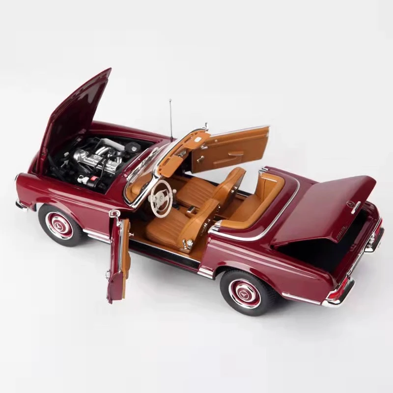 Norev-mercedes-benz 230 slヴィンテージダイキャストカー、1:18ダイキャストメタル合金モデル、子供のおもちゃ、コレクションギフト