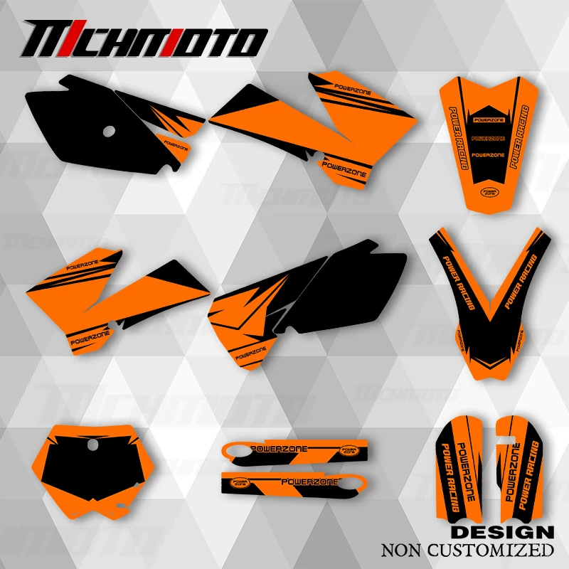 

MCHMFG новый стиль графические наклейки наборы наклеек для KTM SX SX85 2003 2004 2005 2006 2007 2008 2009 2010 2011 2012
