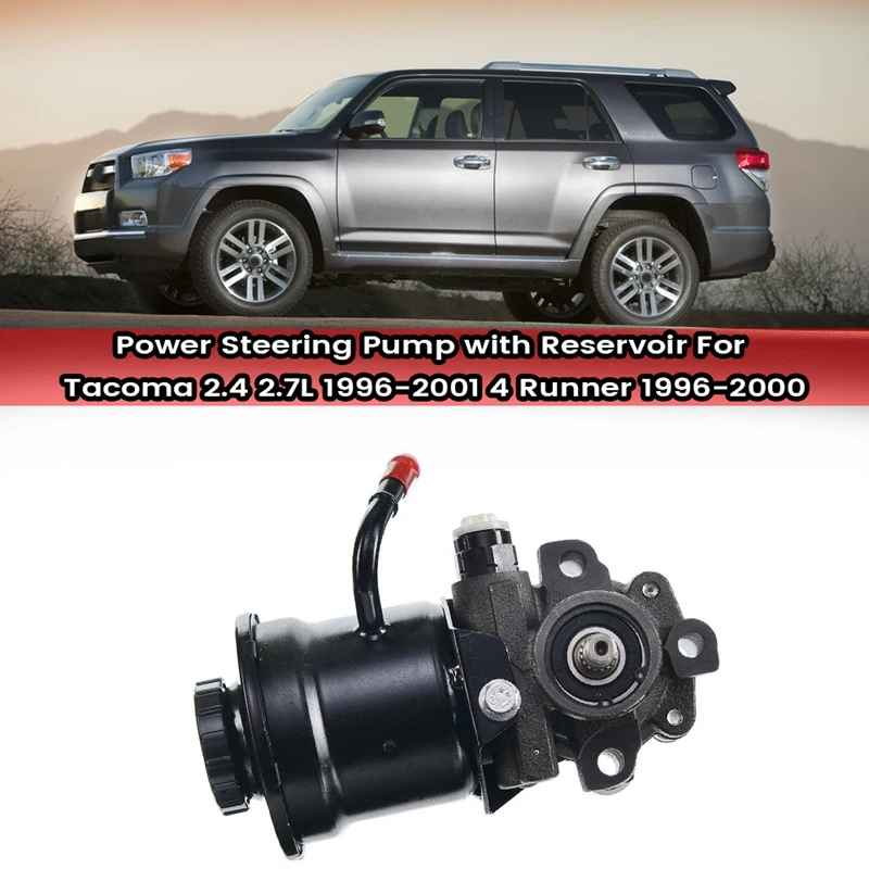 

Car Power Steering Pump W/ Reservoir For Toyota 4Runner 1996-2000 Tacoma 2.4 2.7L 1996-2001 44320-35630 44320-60260