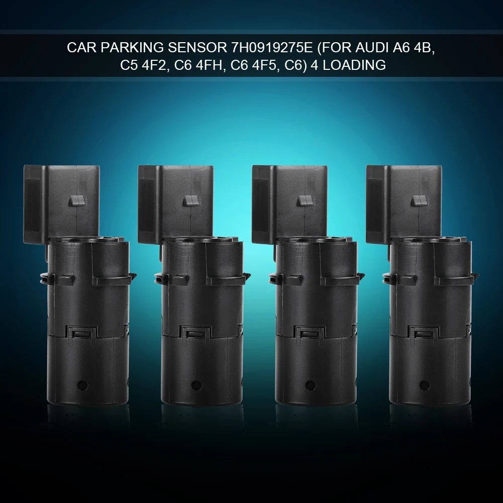 4Pcs Car PDC Parking Sensor for Audi A6 4B / C5 4F2 / C6 4FH / C6 4F5 / C6 7H0919275E