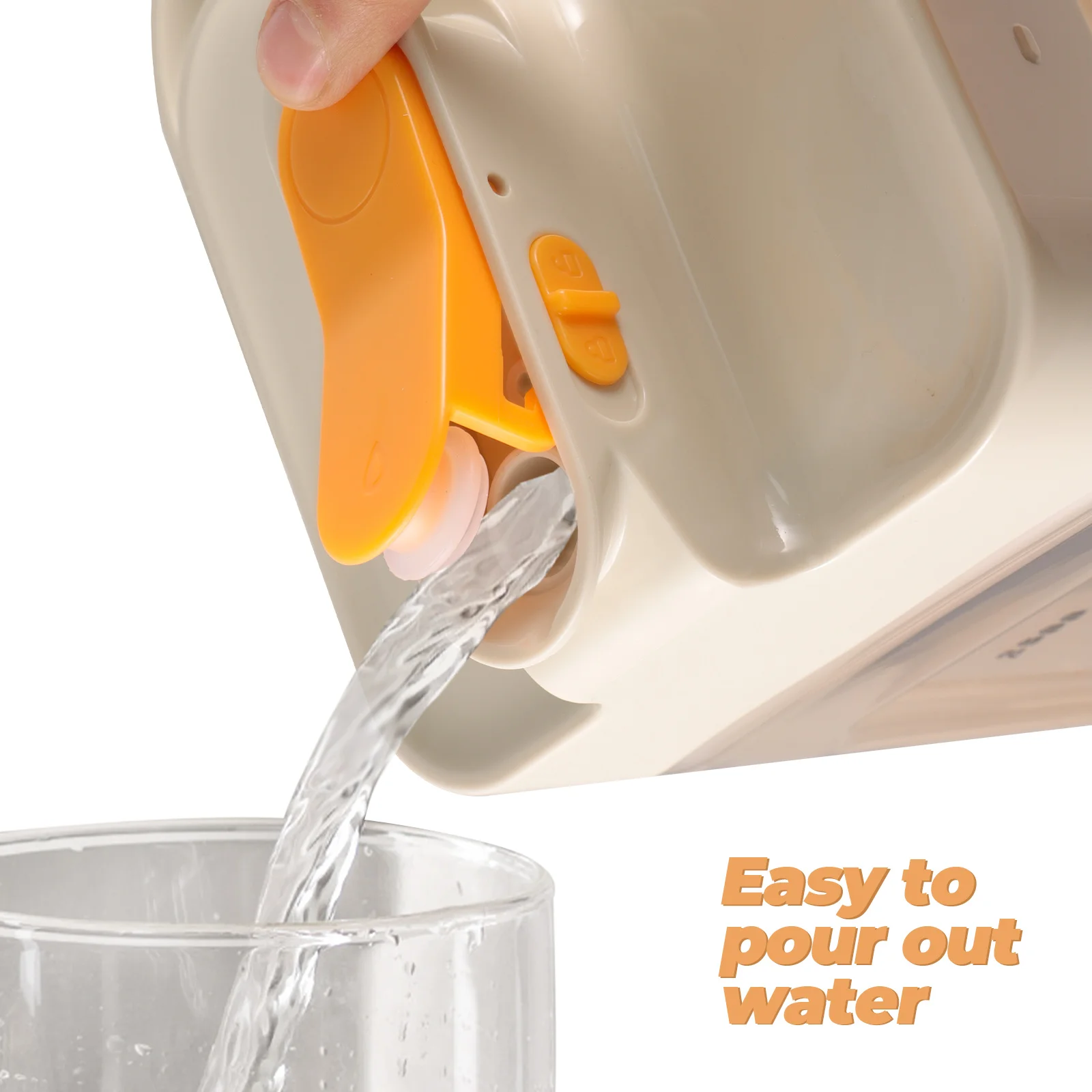 

Cold Kettle Refrigerator Beverage Dispenser Large Capacity Clear Plastic Drink Pitcher with Lid Water Juice Container for Home