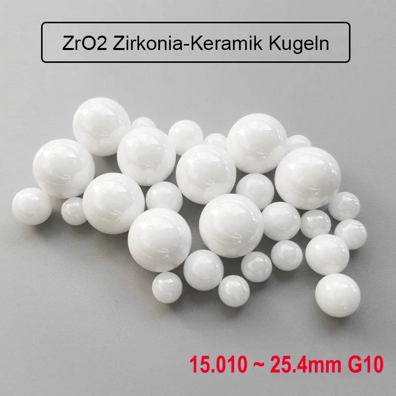 

15.010~25.4mm G10 Accuracy Ceramic Bearing Ball ZrO2 Zirconia Zirconia Ball Polished Ball