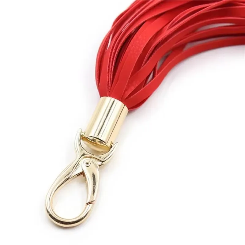 29cm couro pu chicote de cavalo borla fivela de aço inoxidável treinamento chicote equipamento equestre