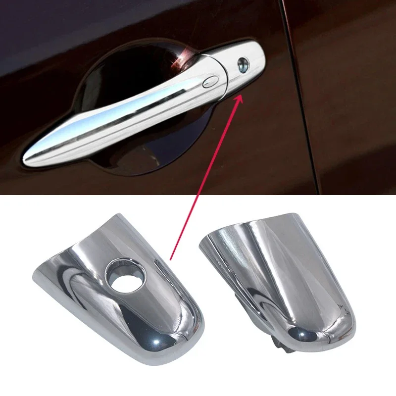 

Auto Front Rear Left Right Exterior Door Handle Cover Outside Cap Lock Trim Lid For Nissan Patrol Y62 2010-2021