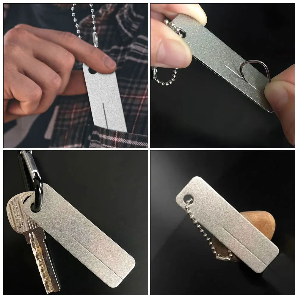 2pcs Fish Filing Machine Fishing Grinding Tool File Angling Accessories Mini Portable Outdoor Camping Hook Sharpener Hook File