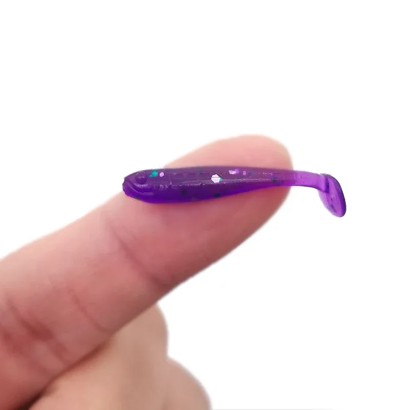 10pcs Silicone Soft Lures Piece Artificial Tackle Bait 3.5cm 0.35g Goods For Fishing Sea Fishing Rockfishing Swimbait Wobblers