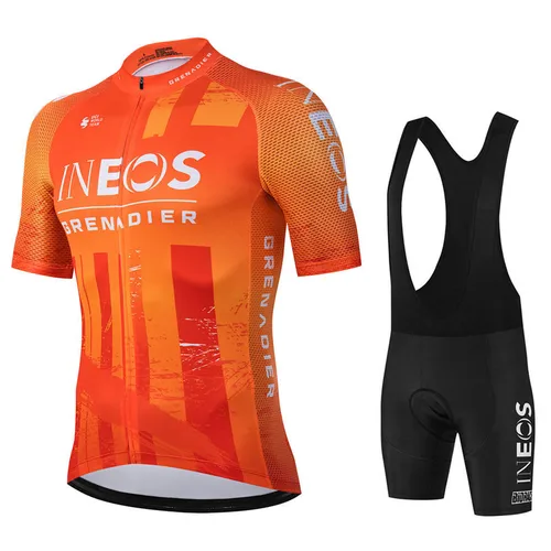 Imagen 1 del producto Ineos nuevo equipo profesional 2025 Conjunto de Jersey de Ciclismo de verano para Hombre uniforme de montaña Ropa Ciclismo Maillot Hombre Ropa de bicicleta traje
