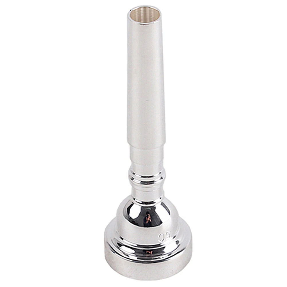 

Trumpet Mouthpiece 5C Model Silver Plated Bullet Shape Easy Blow Professional Beginner Musical Instrument Accessories
