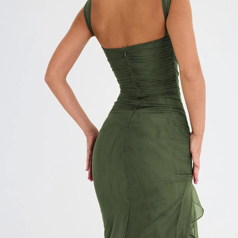 Jurk voor vrouwen gewaad zomer nieuwe backless feestjurk zomer casual mode mini wrap basic vest jurk sexy elegant