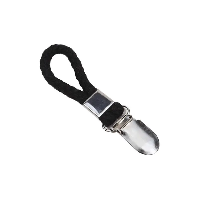 1/2PCS Bad Handtuch Clips Geflochtene Mehrzweck Kleiderbügel Bad Baumwolle Schleife Handtuch Clip Metall Clamp Küche Hause lagerung – Detail 23