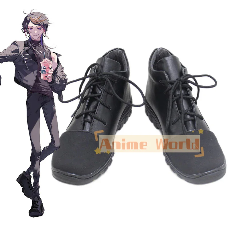 Virtual YouTuber Nijisanji Luxiem Shu Yamino Sakura Bloom Cosplay Shoes Halloween Carnival Boots Custom Made