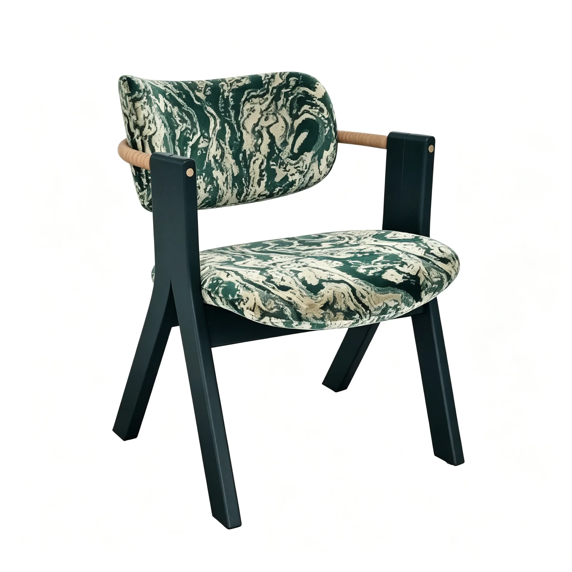 Modern Light Luxury Minimalist Backrest Office Negotiation Chair, Designer Single Reception Chair For Hotel Lobby & Cafe
