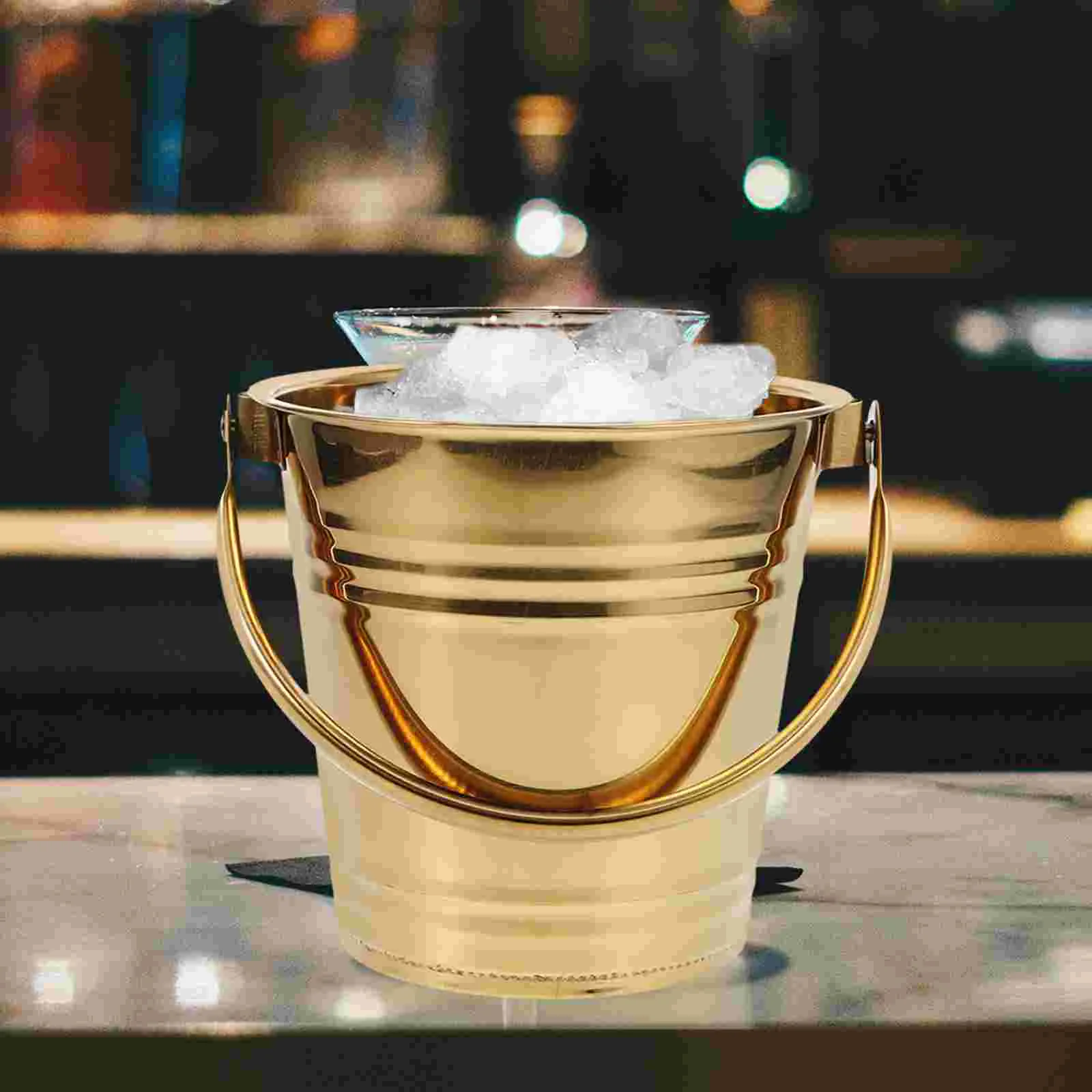 Beer Bottle Ice Cube Bucket Drinks Beer Cooler Container Beverage Cooler Bucket bar ice storage bucket