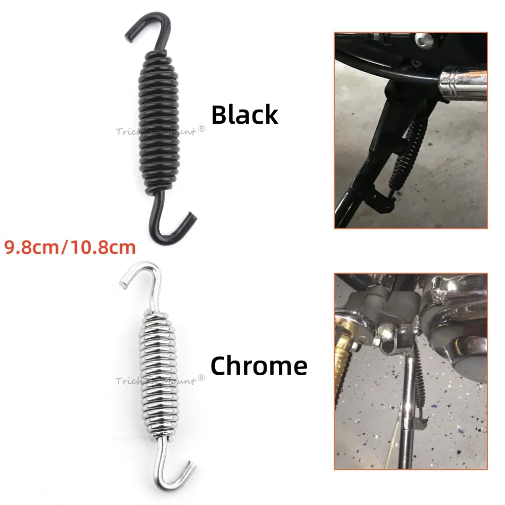 Motorcycle Side Stand Kickstand Spring For Harley Sportster XL883 XL1200 48 XR Dyna FXD Softail FatBoy Electra Glide Road King