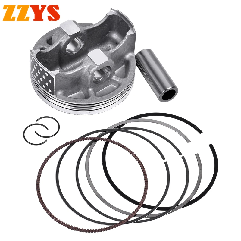 76mm Motorcycle Engine Cylinder Piston Rings Set For Yamaha Scooter TRICITY 300 2020-2023 2021 2022 X-MAX XMAX 300 ABS TECH MAX