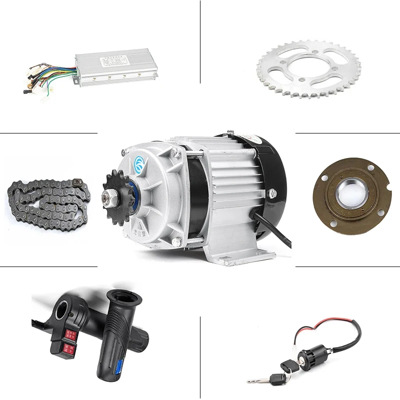48V 500W silnik elektryczny do motocykla silnik bldc zestaw do konwersji roweru elektrycznego bezszczotkowy silnik piasty zębatej bicicleta electria
