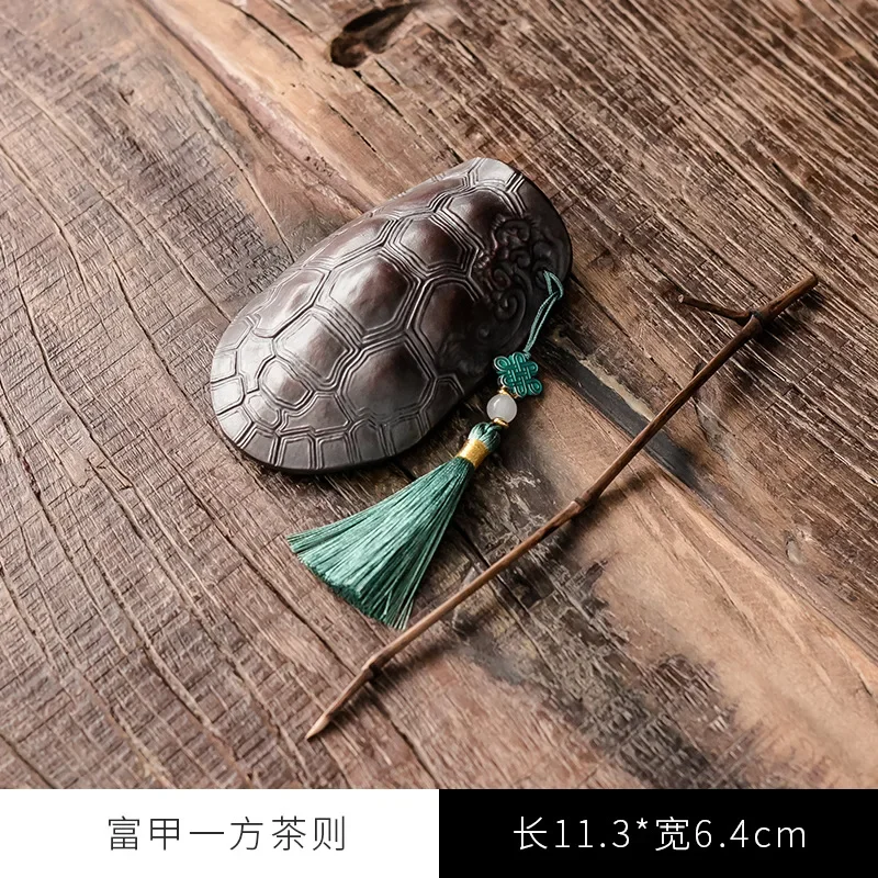 Turtle Shell Spoon Chinese Clay Cha Ze Set Accessories CeremonyScoops Lily Deng's Store