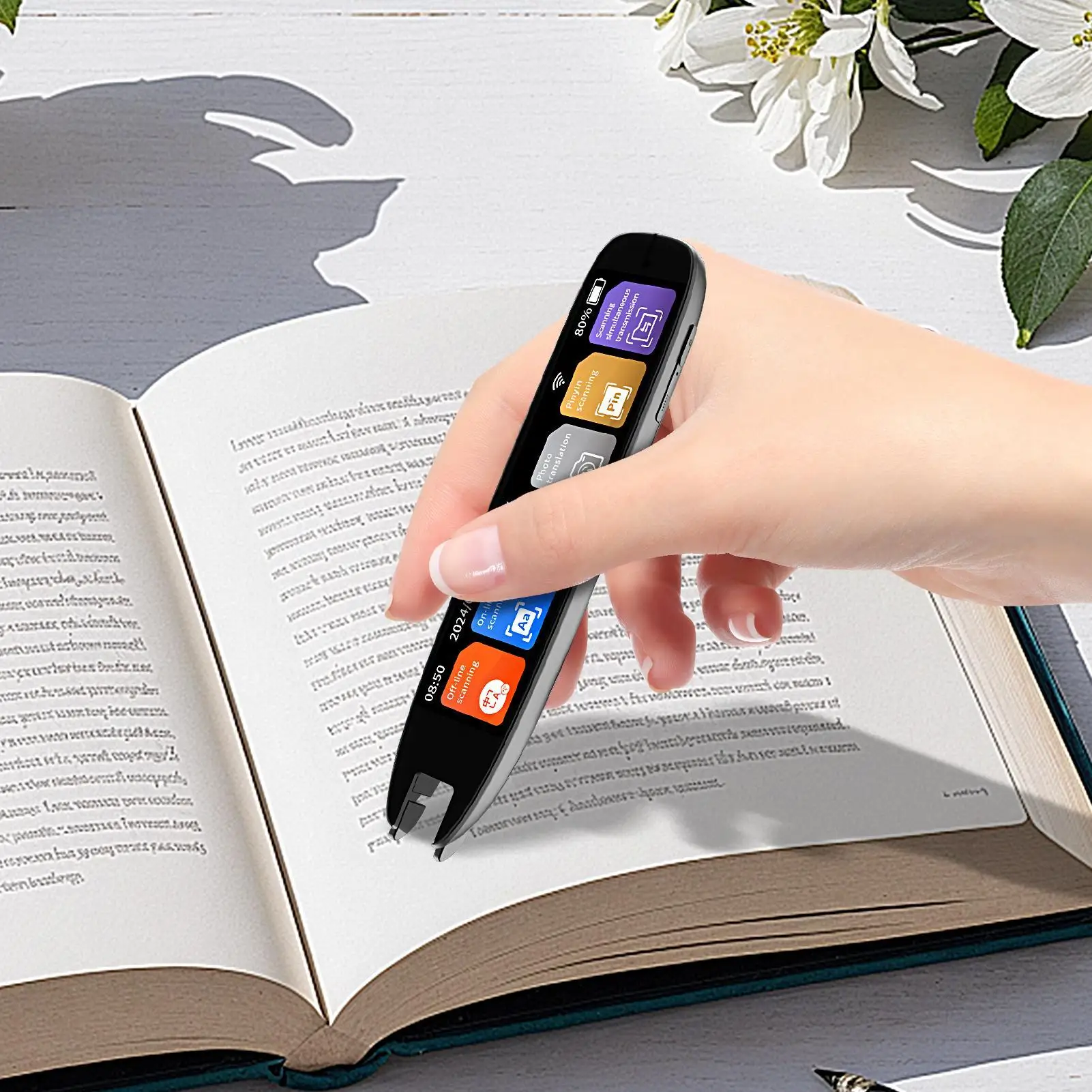 قلم ترجمة غير متصل 142 قلم ترجمة مساعد باللغة شاشة تعمل باللمس القواميس الإلكترونية النص إلى أدوات قراءة الكلام