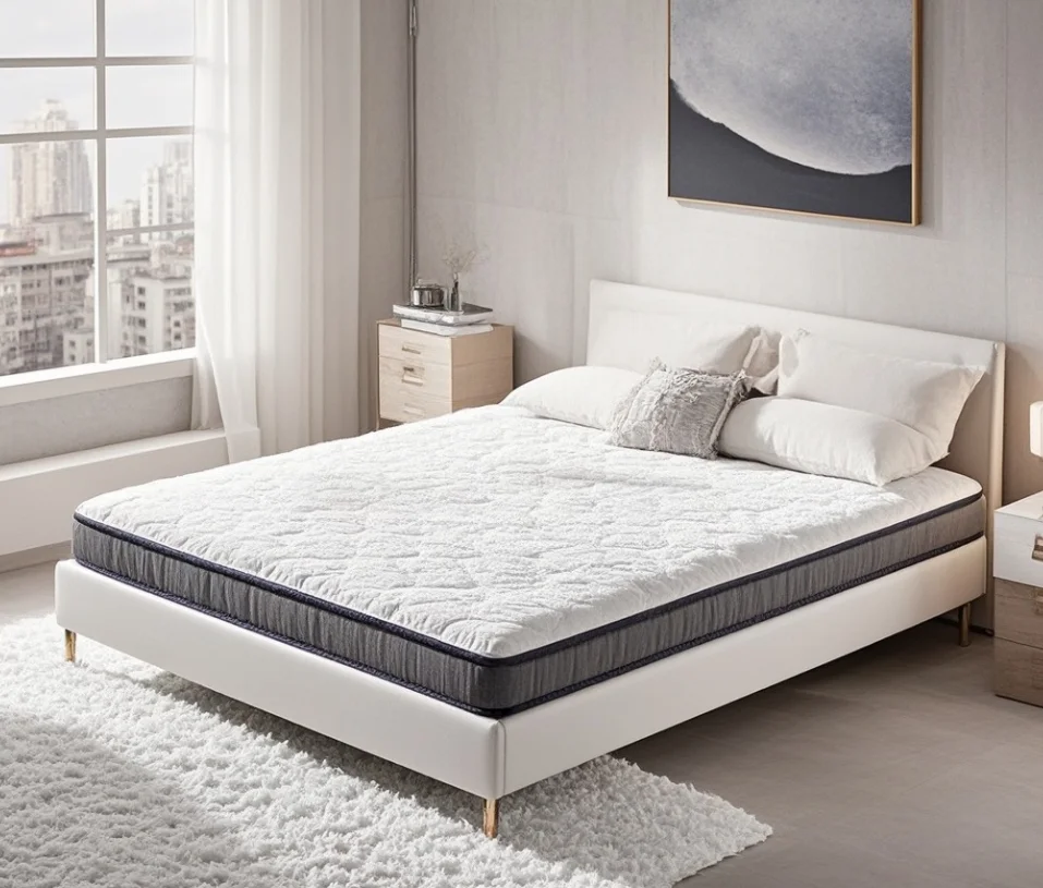 مرتبة من اللاتكس الرغوي قابلة للإزالة على الطراز الحديث، وظيفة تبريد من الجوت البني للأطفال المسنين - لاستخدام غرفة نوم المستشفى #1