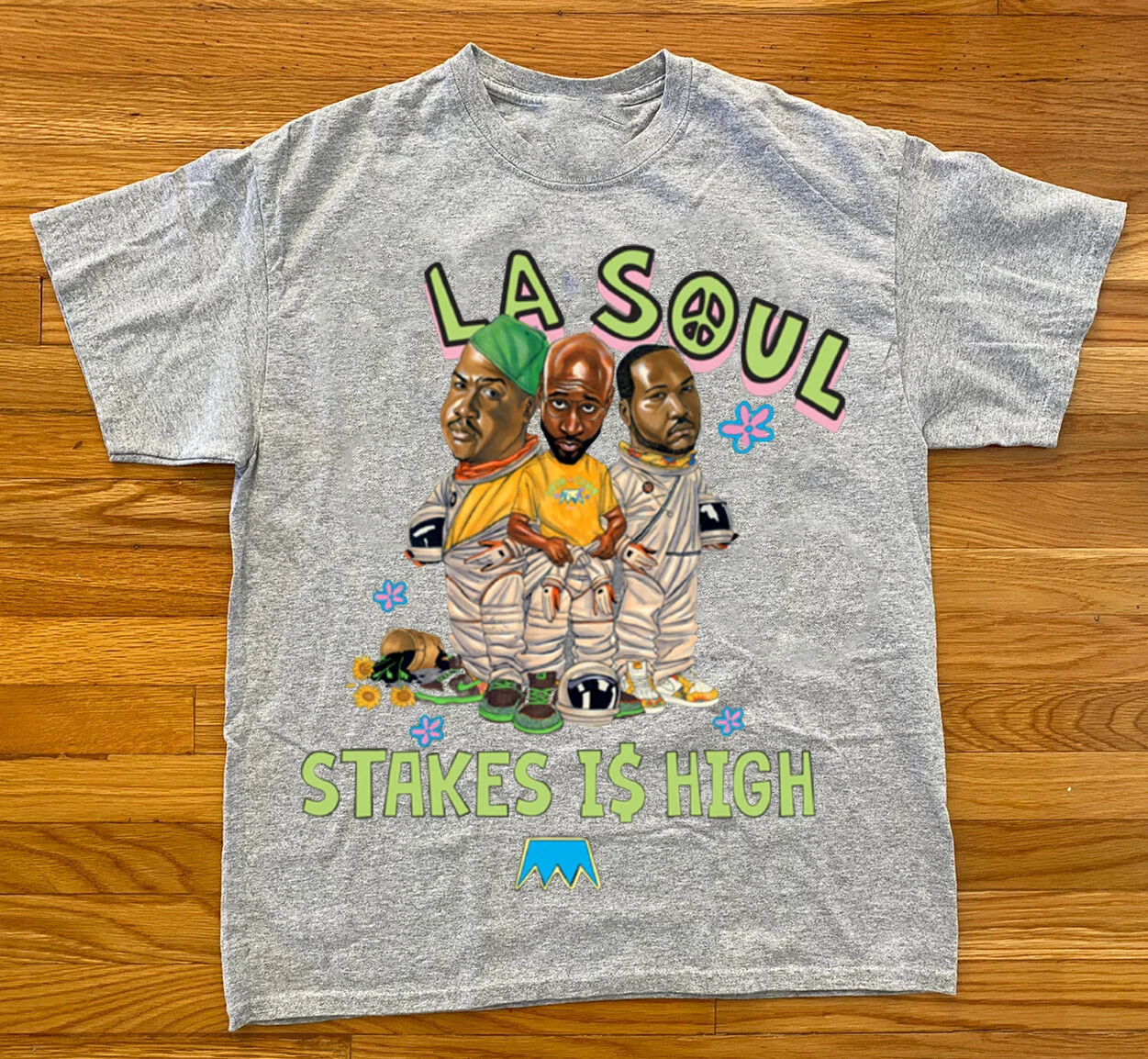 De La Soul Band Short Sleeve Sport Grey All Size Unisex Tee Shirt GC330