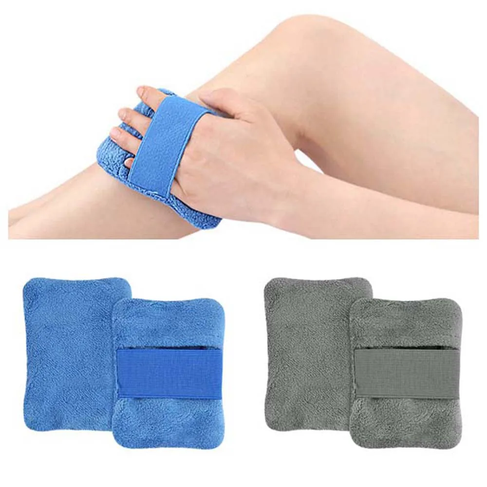 

Towel Accessories Beach Sand Removal Gloves Party Surf Camping Essentials Solid Color Portable Sand Removal Bag Blue Grey Zipper