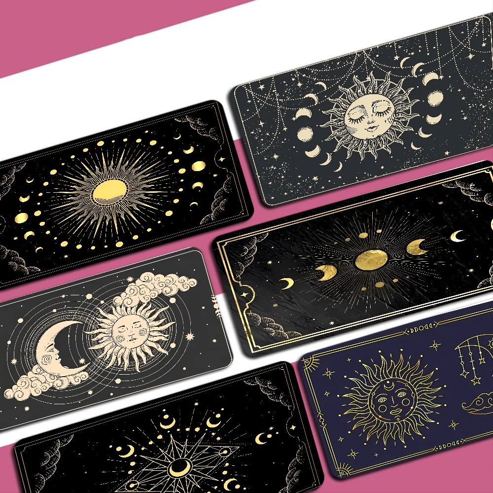 

Witches Moon Tarot Mousepad Custom Skin Desktop Desk Mat Kawaii Gaming Accessories Students Writing Pad for PC Computer Table