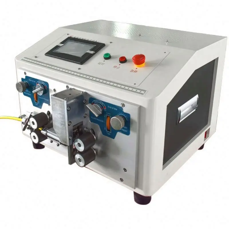 Various Data Cable Cutting Stripping Machine EW-3010 Full Automatic Electric 6mm2 Wire Stripper Cutter Machine