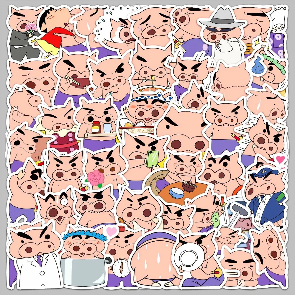 50 szt. Naklejek Kawaii Buriburizaemon Graffiti na Walizkę, Artykuły Papiernicze, Laptop, Komputer, Gitarę, Telefon Komórkowy, DIY Dekoracje