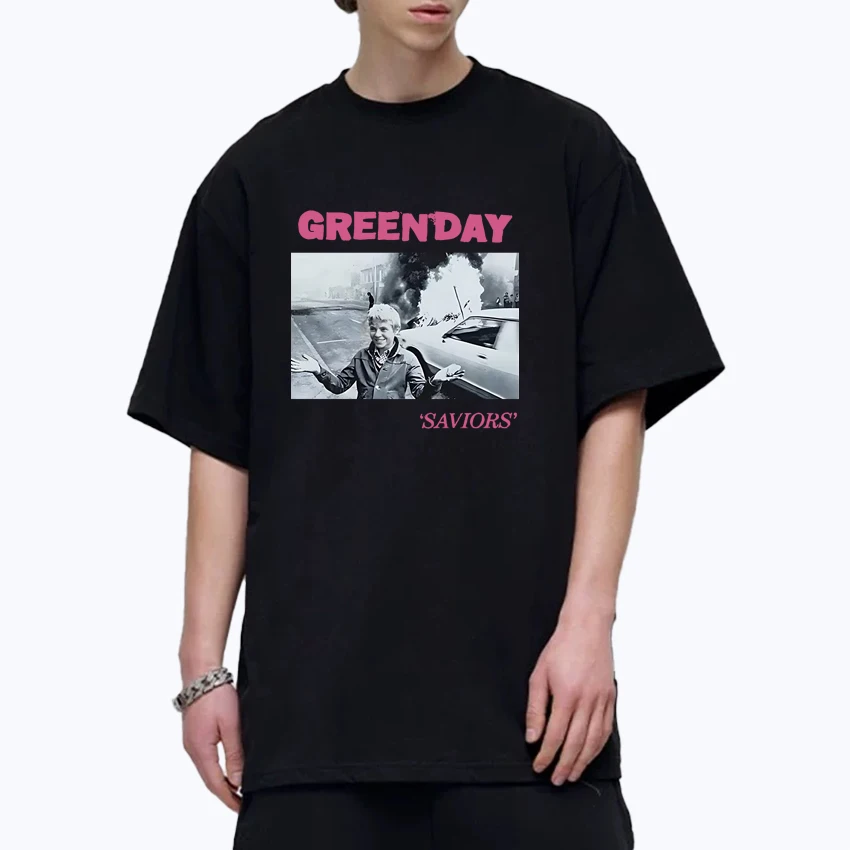 

Fashion Green Day Anti-War Boys PUNK Punk Band Street Hip Hop Tee shirt Cotton Men Women short sleeve t-shirts Unisex clothing