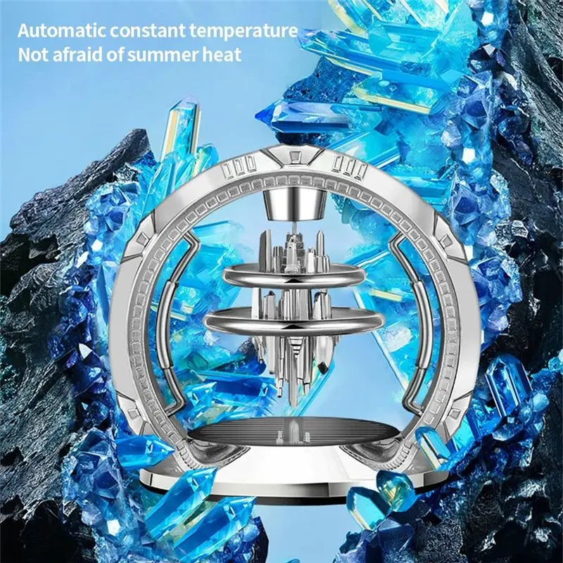 A33R-Car Scent Diffuser Air Freshener Perfume Solar Ornaments Interior Decoration Long-Lasting Fragrance For Men Women - view 2