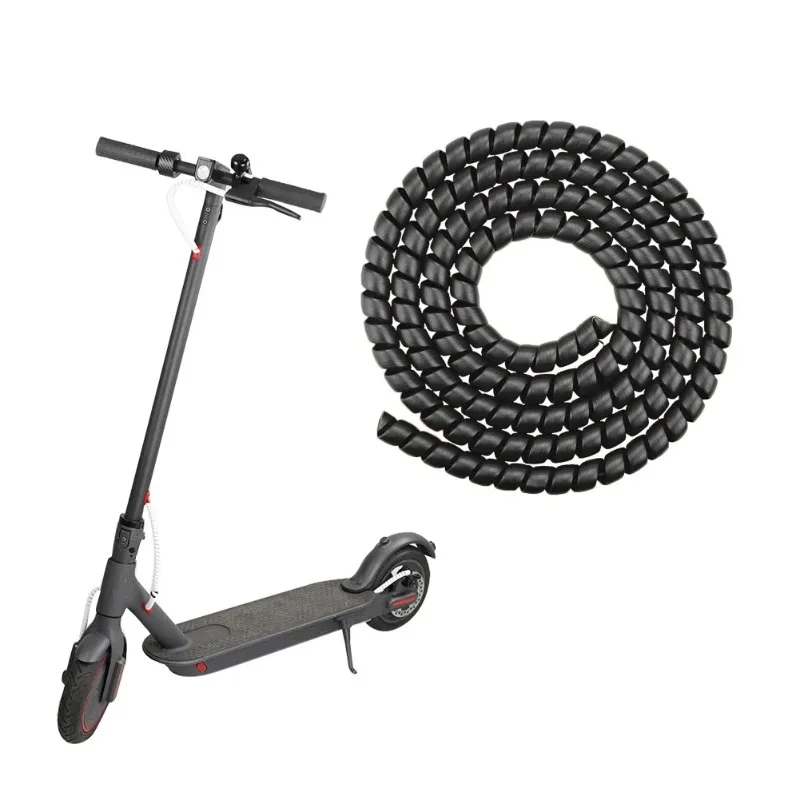 

Защитные чехлы для скутера длиной 1 м для M365 PRO, универсальная спиральная защита кабеля для M365 PRO 2, аксессуары для электрического скутера