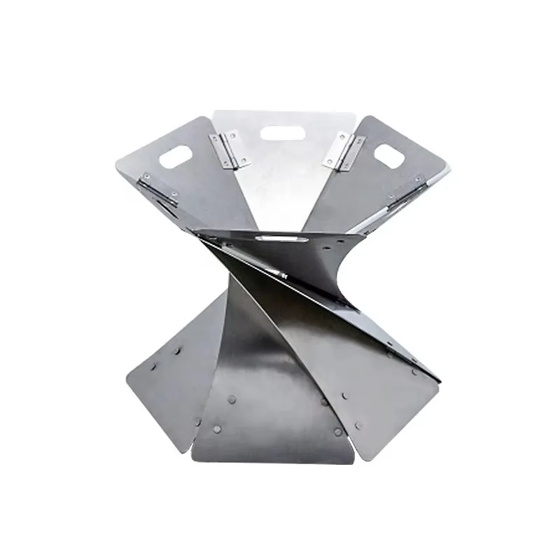 

【Popular】IRONDONKEY Folding Camping Stove Outdoor Campfire Atmosphere Burning Platform Folding Winter Outdoor Camping Grills for