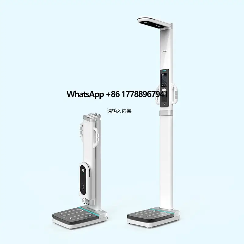 

Folding Ultrasonic Body Fat Analyzer Measure Height Weight Standing Scale