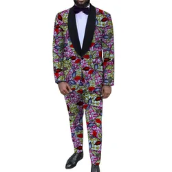 Shawl Collar Blazers+Western Pants Men‘s Wedding Suits Customized Party Outfits Male Ankara Fashion Banquet Attire