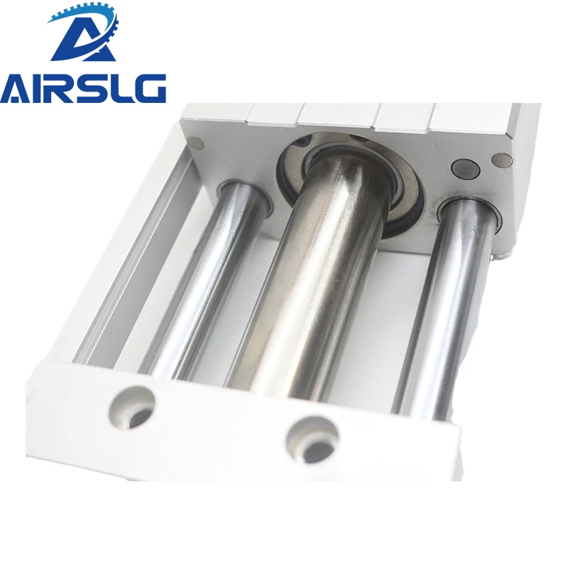 Three rod guide rail long stroke Magnetically Coupled rodless cylinder CDY1L10-100 CY1L16-200 CDY1L20-300 25-400 32-500 40-600