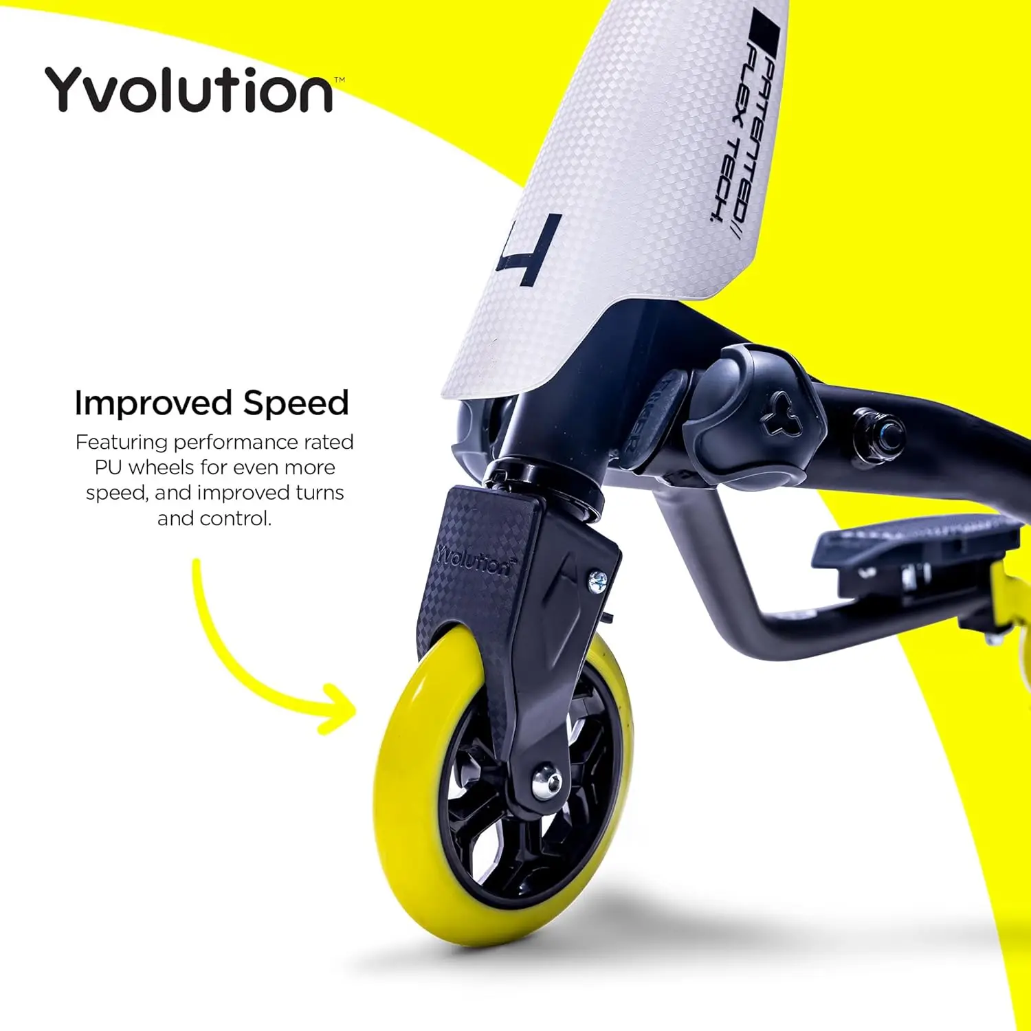 Swing Scooter for Kids, Y Fliker Pro 3 Wheels Wiggle Scooter Foldable Push Drifting with 2-Level Adjustable Handle for