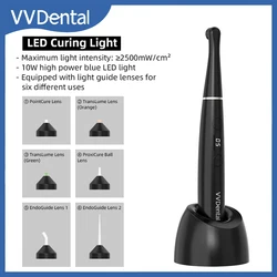 VV Dental LED Curing Light Wireless 1 Second Curing High Power Wide Spectrum Resin Cure Dental Photopolymerizer Dentistry Tool
