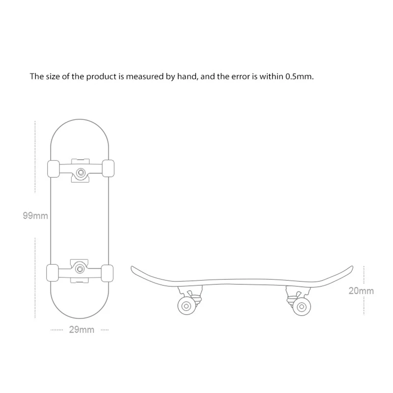 1Set Finger SkateBoard Wooden Fingerboard Toy Professional Stents Fingers Skate Set Novelty Children Christmas Gift Puzzle Toy