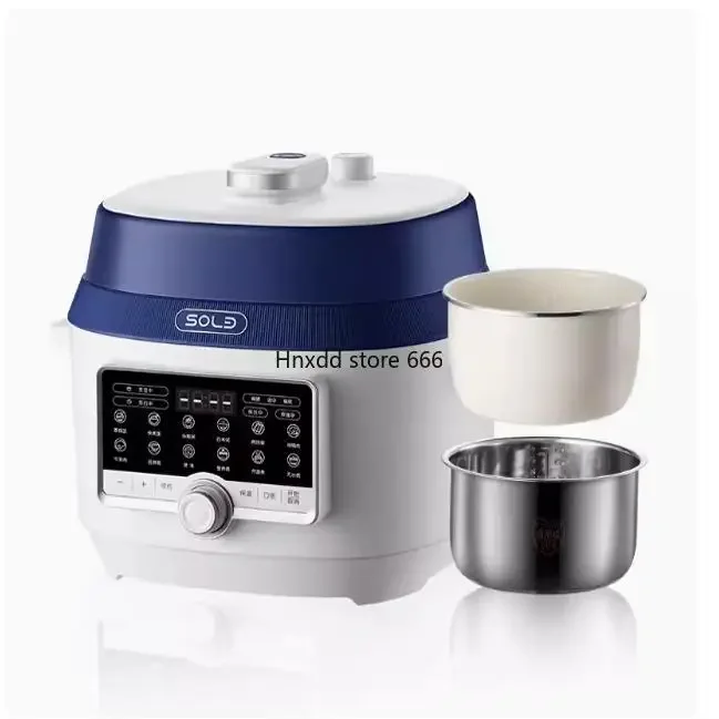 110V small household appliance electric pressure cooker double bile intelligent 5L pressure cooker