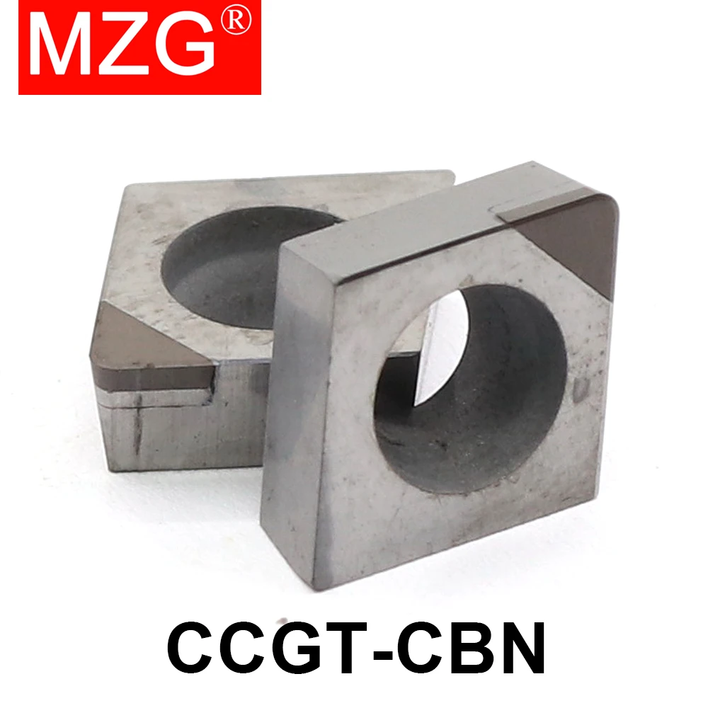 MZG 1pcs CCGT Diamond Cutter Insert CBN PCD Aluminum Alloy Turning Tool Carbide CCGT060202 CCGT09T304 CCGT120404 CCGT120408