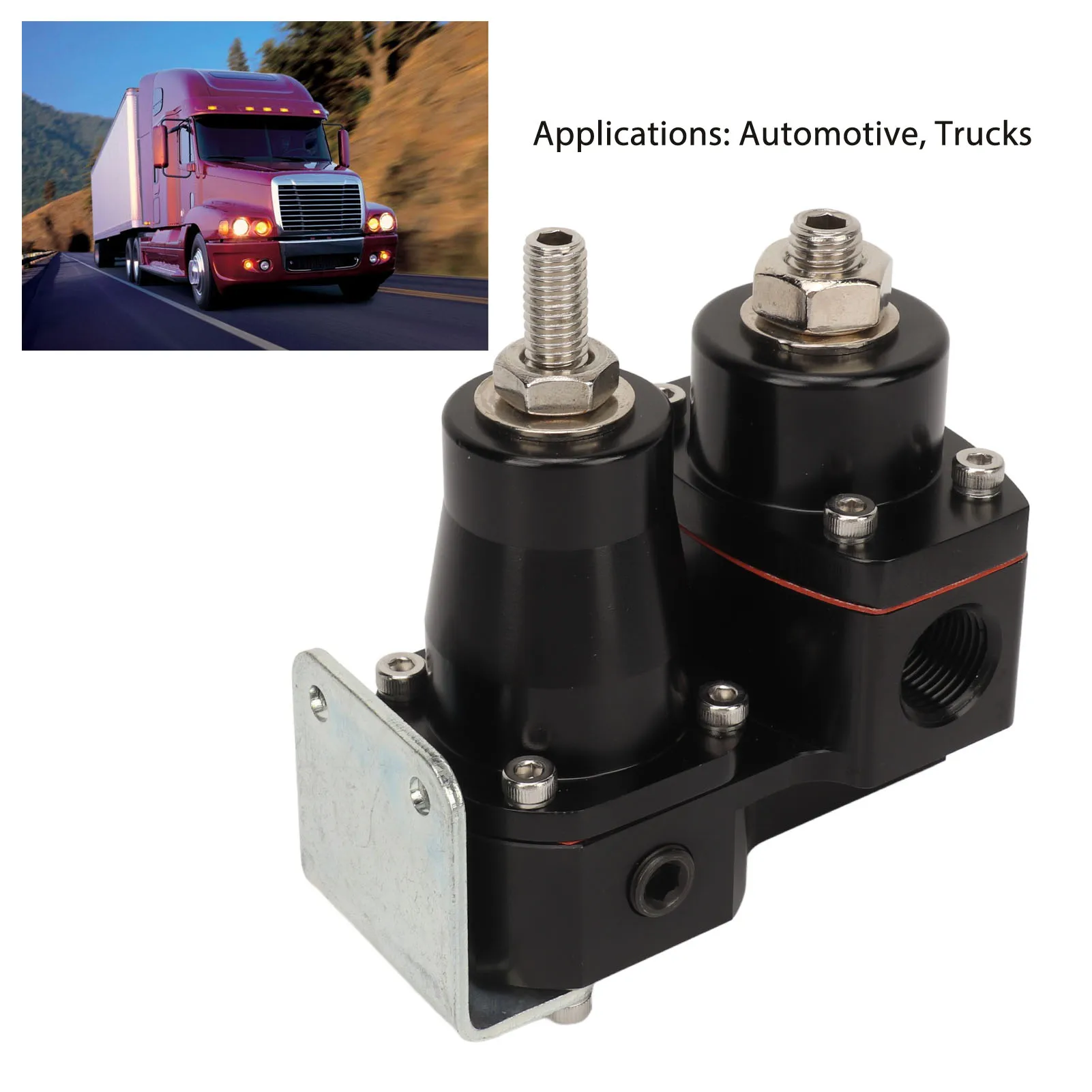 

Dual Stage Fuel Pressure Regulator Metal Construction 13220 for EFI To Carburettor Conversion Car Truck Fuel System