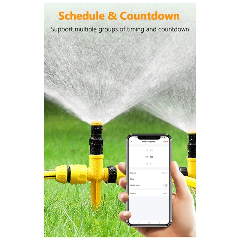 Tuya Smart Wifi Smart Valve Manipulator Gas Adjustable Water Valve Leak Controller Supports Alexa EU-Plug