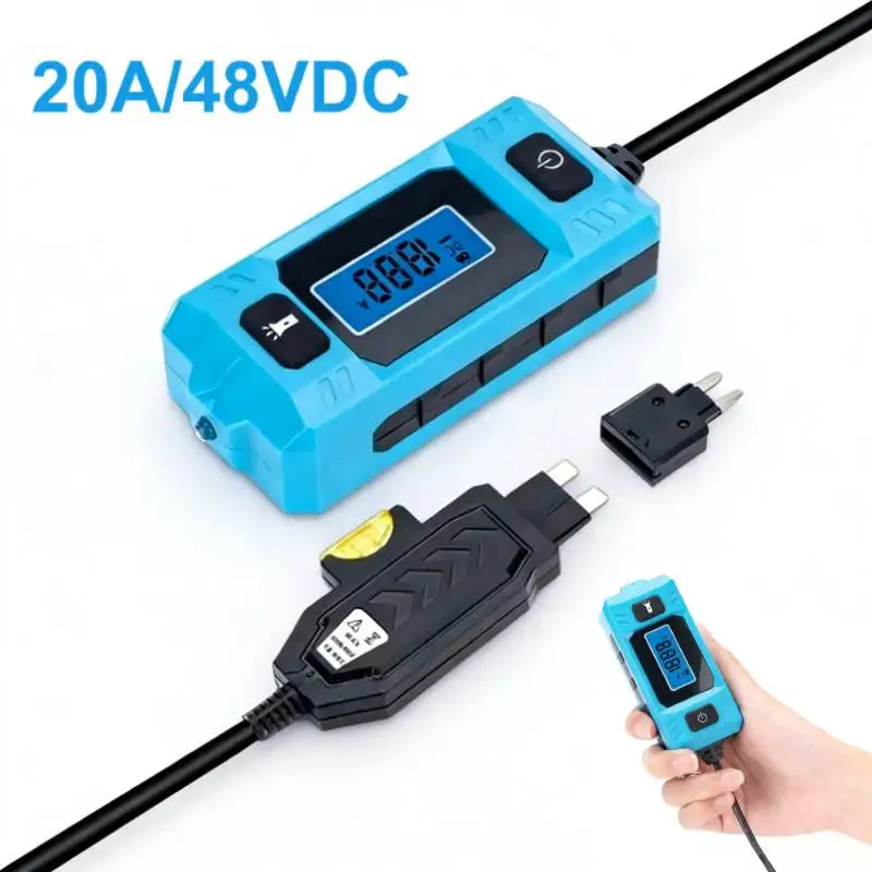 

Тестер автомобильных цепей 2 в 1, тестер предохранителей с дисплеем, точный тестер автомобильных предохранителей макс. 48 В, тестер автомобильных цепей, инструмент для проверки неисправностей