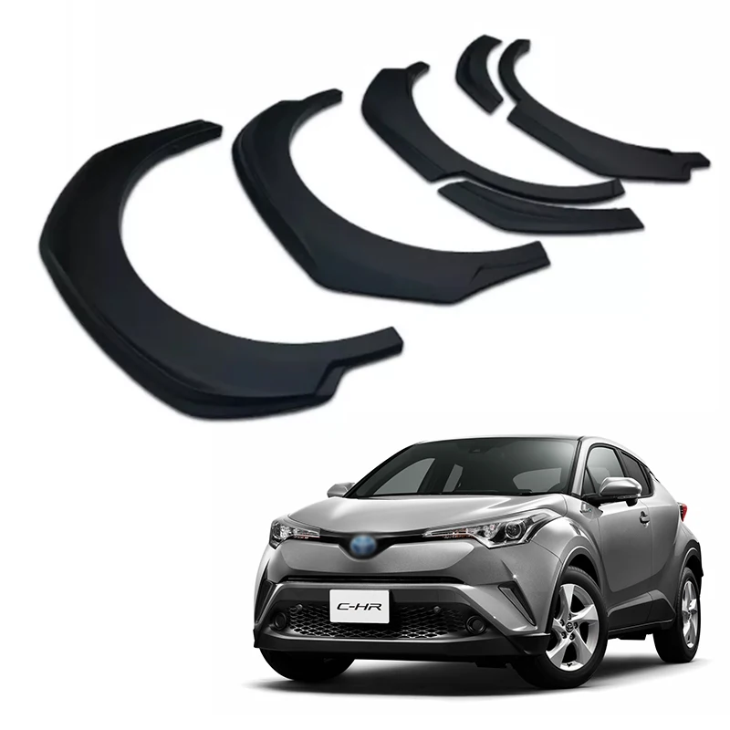 

Other Exterior Accessories Off-road Style Car Body Kit Vaccum Wheel Eyebrow Arch Fender Flares For Toyota CHR