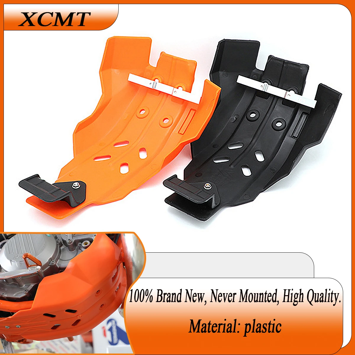 Motorcycle Engine Frame Protector Cover Guard Skid Plate For KTM EXC 250 350 2017 2018 2019 2020 2021 Enduro Dirt Pit Bike